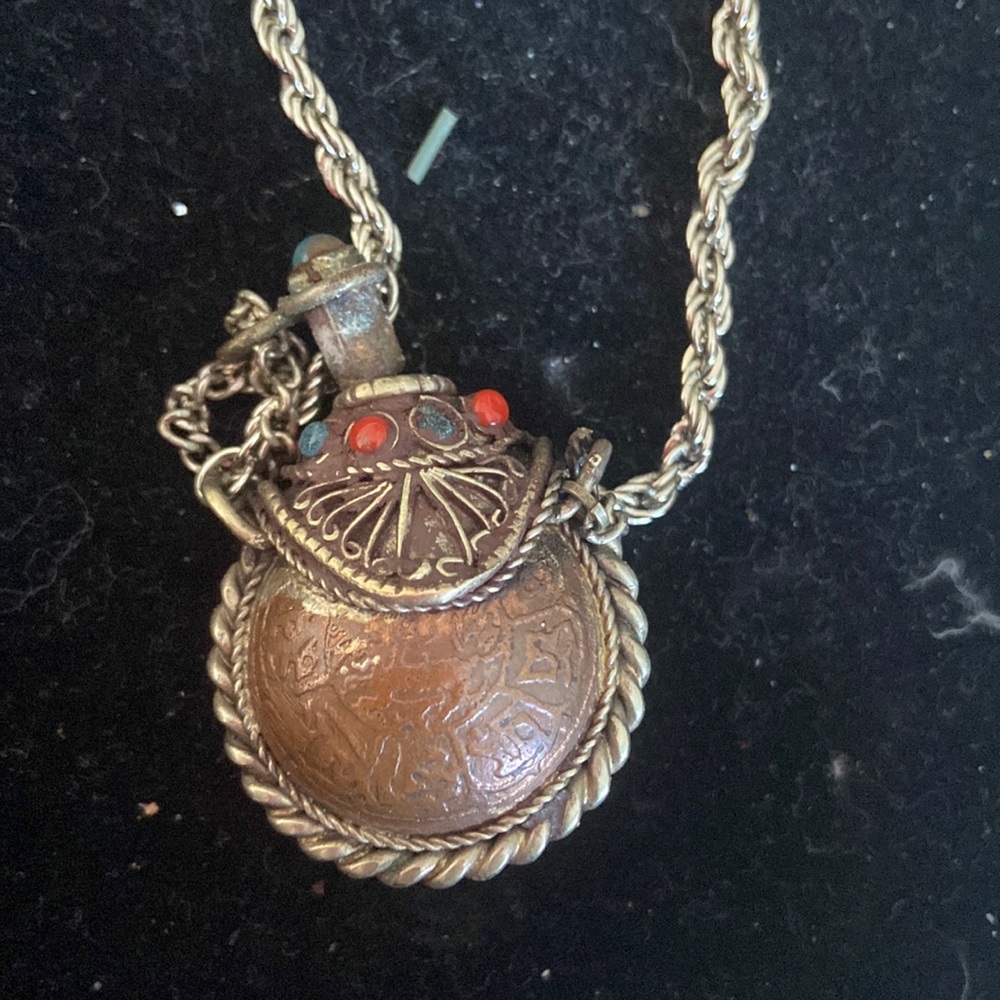 Nepal bottle necklace